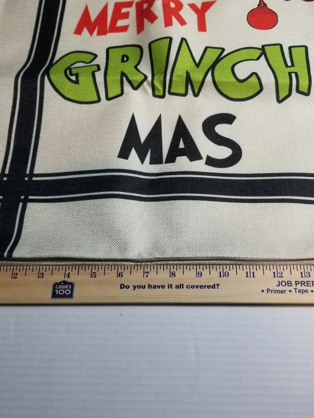 MERRY GRINCH MAS DECORATIVE PILLOW COVER